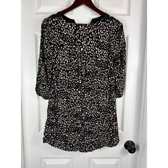 Savanna Jane Women Shirt Dress Black Size S Embroidered Animal Boho Swing E3 - Picture 5 of 12